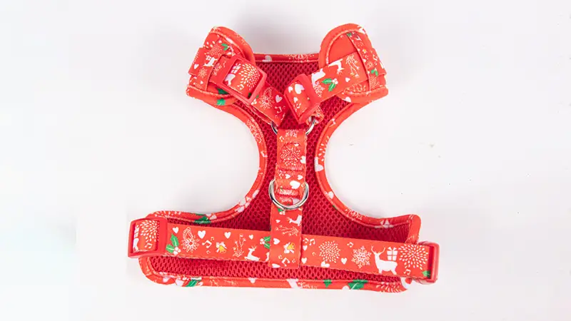 OKEYPETS Fabricants de harnais pour chiens Ensemble de harnais en néoprène souple avec logo personnalisé par sublimation 1