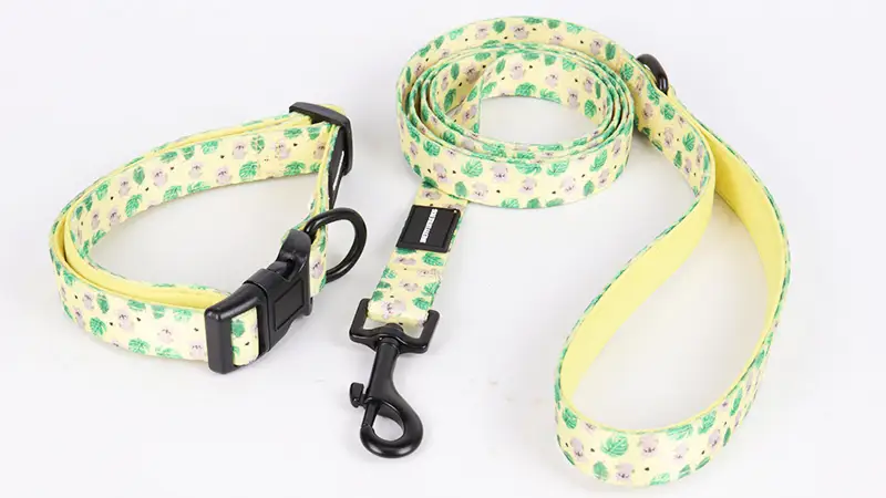 OKEYPETS Mode Husdjursprodukter Specialdesign Miljövänlig Sublimering Unika Hundhalsband och Koppel 1