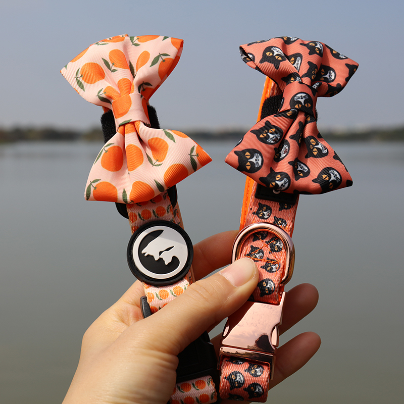 OKEYPETS Nœud papillon mignon pour animaux de compagnie, collier tendance, portable, impression personnalisée, écologique, vierge, sublimation, nœud papillon pour chien 11