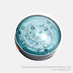 Lampe torche LED étanche sept couleurs pour collier de chien 12