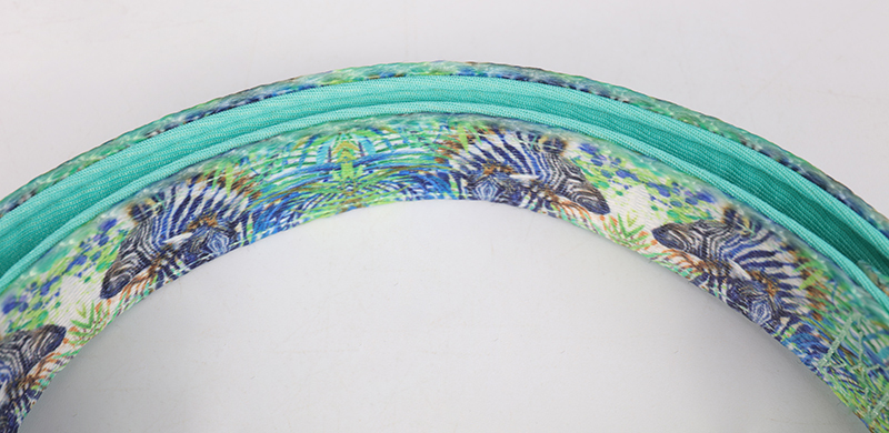 Anyaman Larian Pelbagai Fungsi Tali Haiwan Peliharaan Sublimasi Poliester Neoprena Tali Berlapis Dua Tali Haiwan Peliharaan Anjing 11