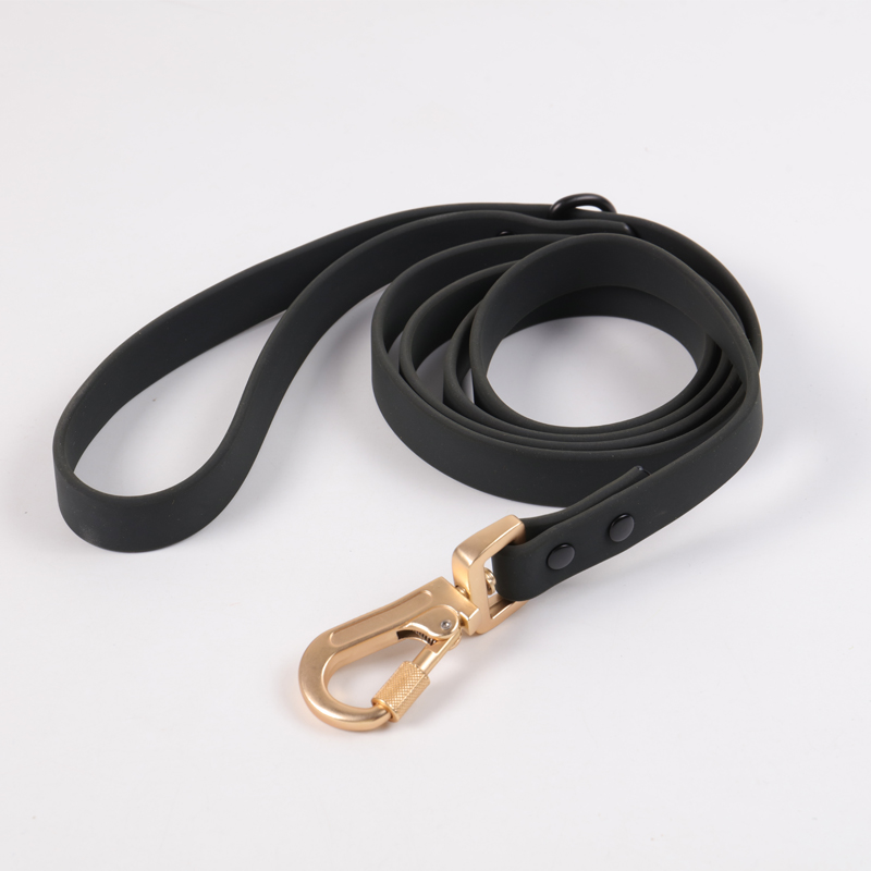 Ensemble collier et laisse en PVC pour chien, collier et laisse personnalisés en silicone tendance pour chiens de grande, moyenne et petite taille 29