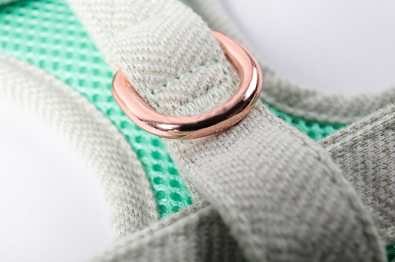 Ensemble de harnais pour chien rembourré en maille personnalisable, vente en gros de harnais en sergé pour l'extérieur 7