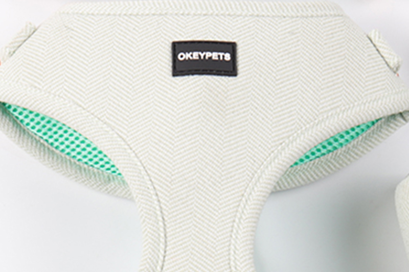 Ensemble de harnais pour chien rembourré en maille personnalisable, vente en gros de harnais en sergé pour l'extérieur 4