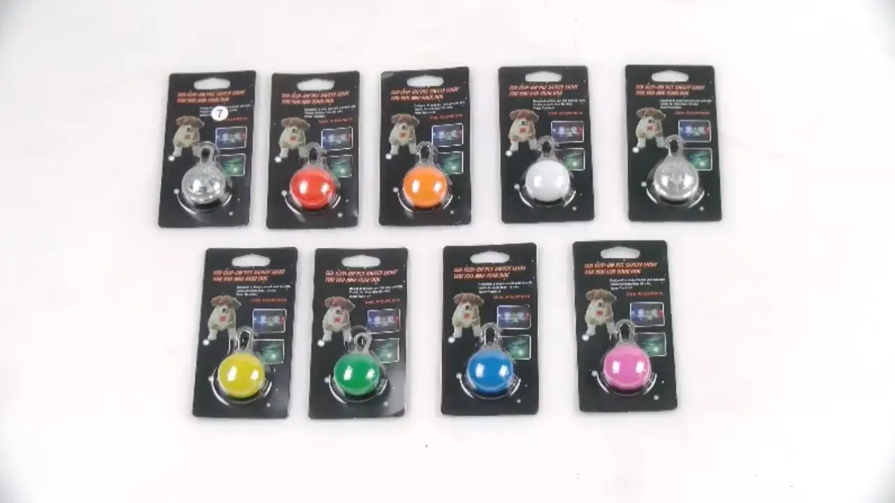 Търговия на едро LED водоустойчив фенер за кучета с нашийник за нощно ходене 1