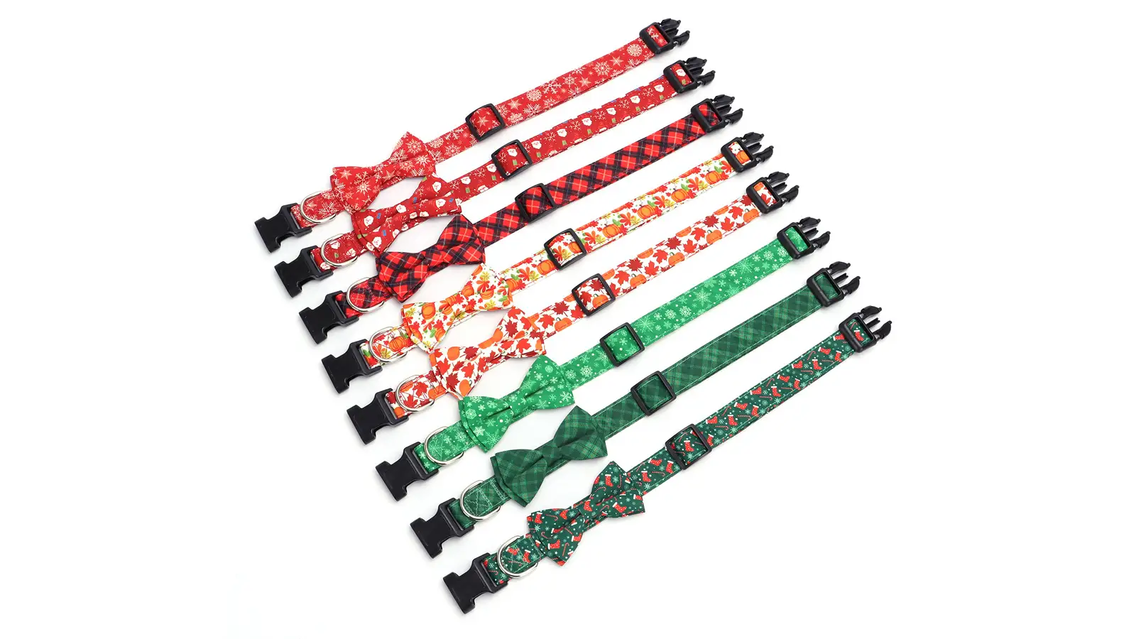 Christmas Cute Dog Collar With Bow Tie 1
