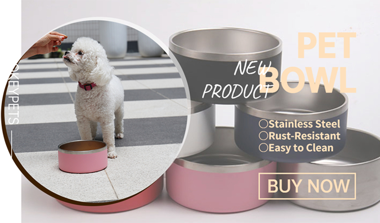 Gamelle pour chien de haute qualité, multicolore, en acier inoxydable, disponible en gros. 6