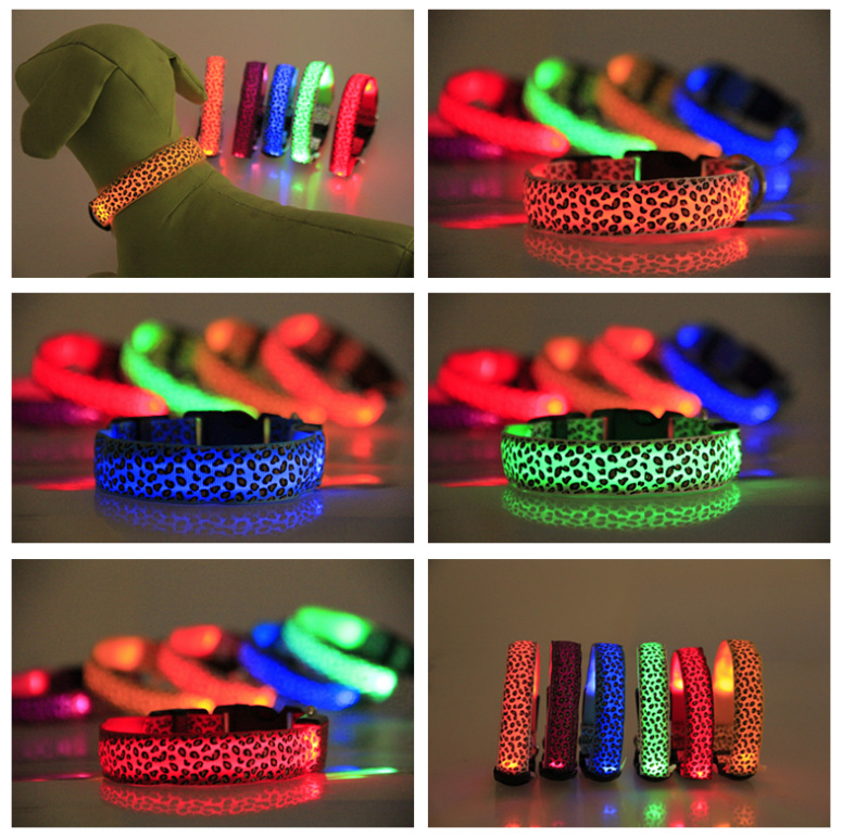 Colliers LED pour chiens en gros, colliers lumineux pour animaux de compagnie, accessoires pour animaux de compagnie 6