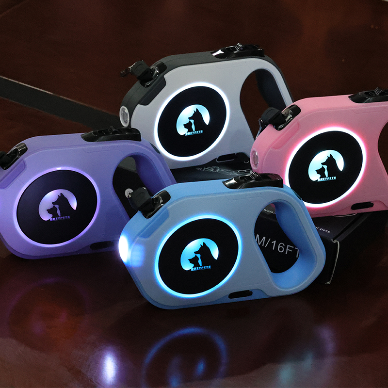 Collier lumineux pour chien pour les promenades nocturnes - Collier LED phosphorescent étanche pour chiens de petite, moyenne et grande race 18