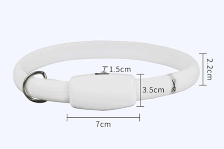 Colliers LED pour chiens, étanches et lumineux, pour chiens de grande, petite et moyenne taille. 5