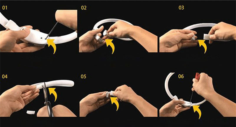 Colliers LED pour chiens, étanches et lumineux, pour chiens de grande, petite et moyenne taille. 8