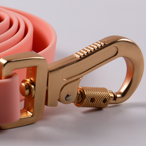 Laisse pour chien OKEYPETS personnalisée, résistante et durable, à double crochet, imperméable, en PVC, mains libres 13