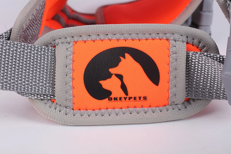 Gilet de sauvetage pour chien OKEYPETS réfléchissant, ajustable et imperméable, en néoprène, pour la natation et la sécurité. 13