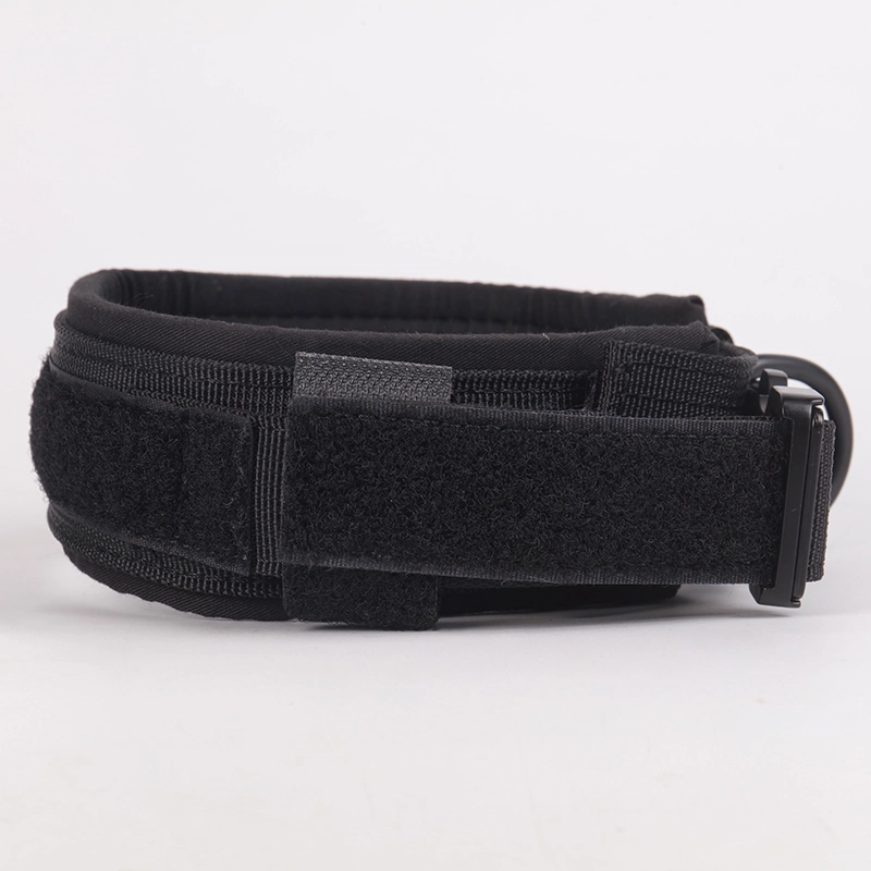 Okeypets katonai kiképzéshez állítható nejlon személyre szabott taktikai kutyanyakörv fogantyúval 14