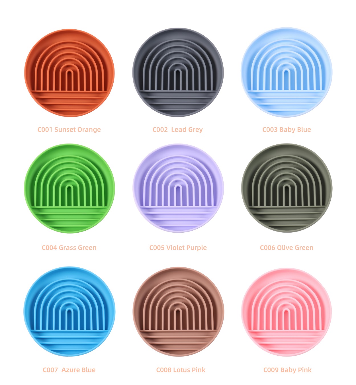 Gamelle ronde en silicone anti-étouffement pour chien, idéale pour une alimentation lente et saine. 9