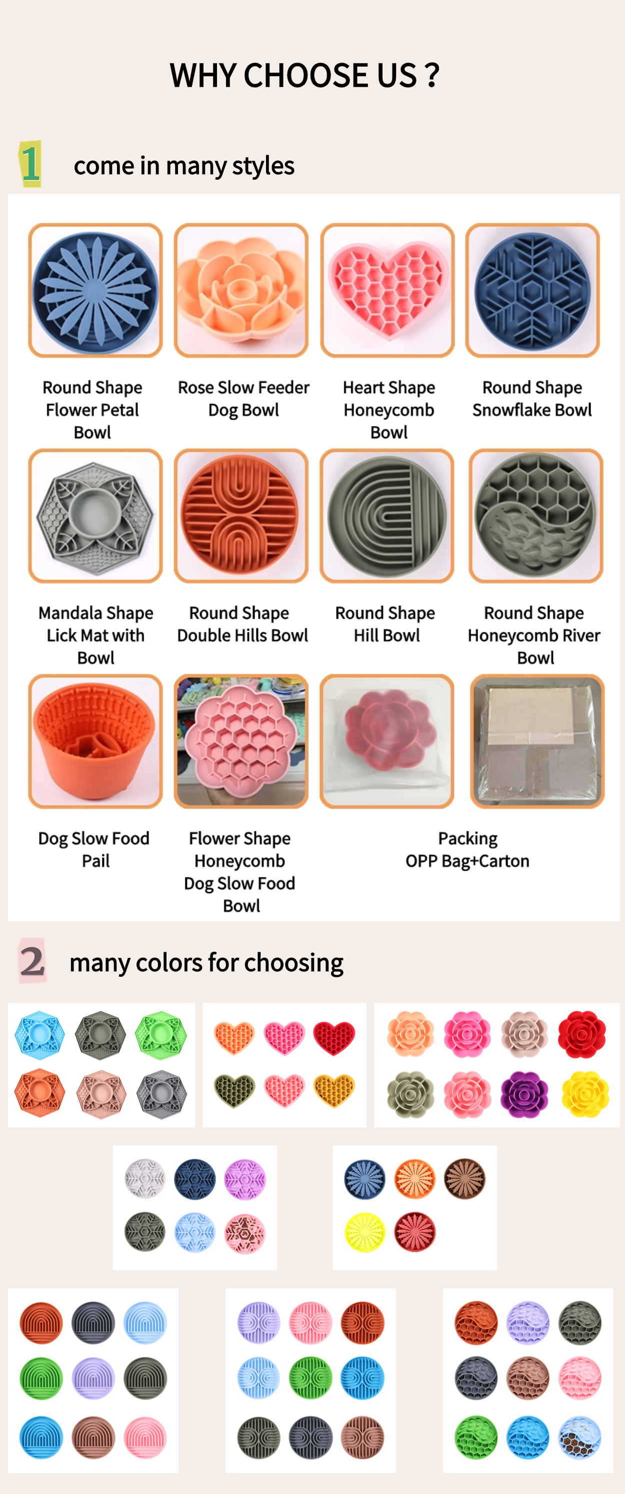 Gamelle anti-glouton adaptée à toutes les races de chiens, prévenant les risques d'étouffement. Gamelle à ventouse pour aliments sains. 11