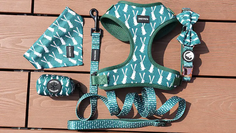 OKEYPETS veleprodajni sublimacijski pas za pse, hladilni pas za ljubke kužke in mačke, nastavljiv luksuzni pasji pas 1