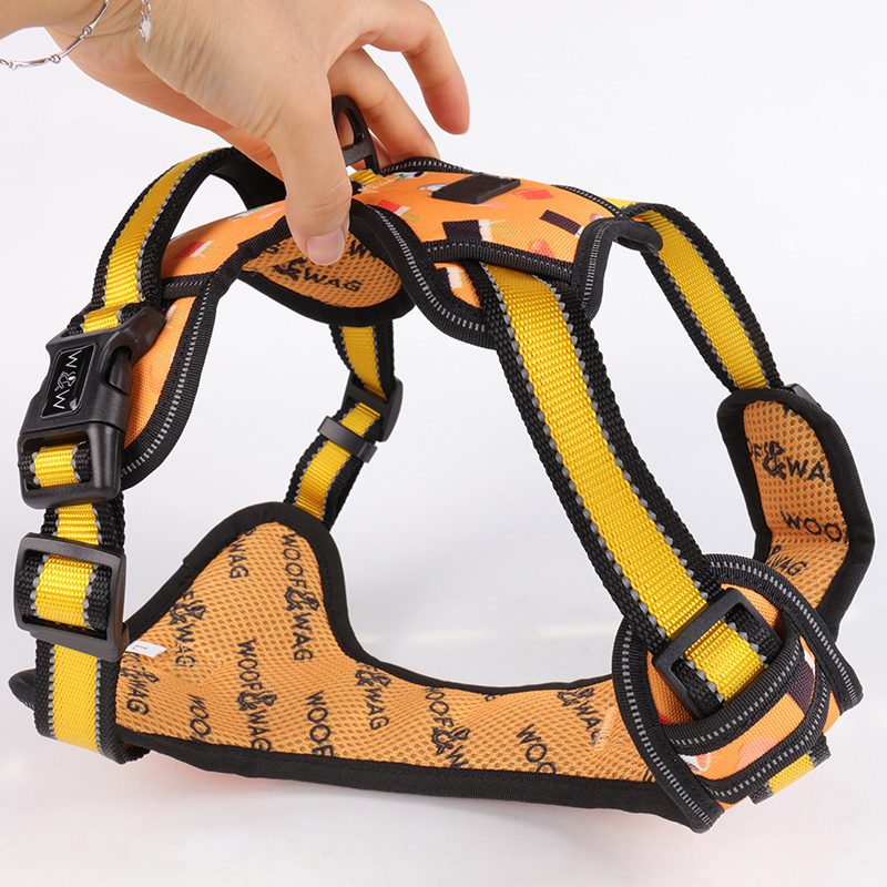 Harnais de poitrine pour chien Okeypets, modèle populaire, en toile réfléchissante. 12