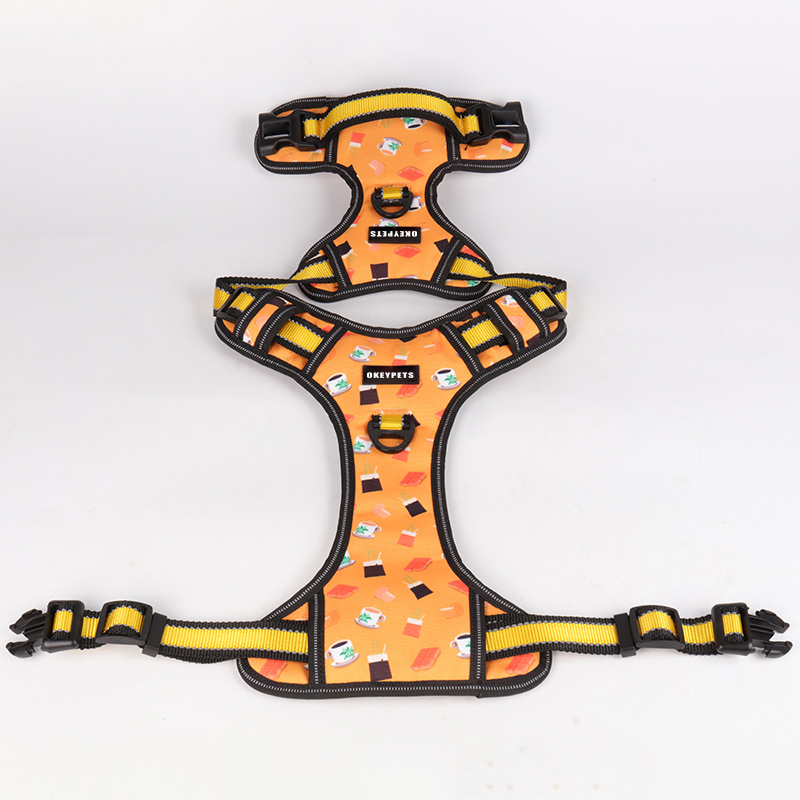 Harnais réfléchissant OKEYPETS Private Label pour chiens, anti-traction, pour chiens moyens et grands 9