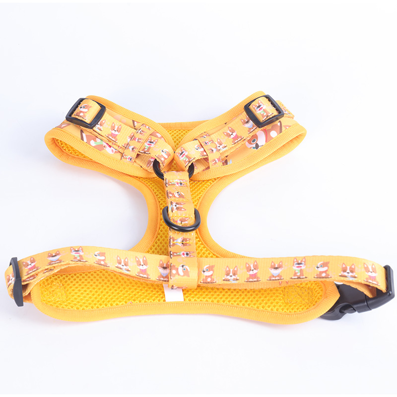OKEYPETS Harnais pour chien écologique en gros, logo personnalisé, respirant, luxueux, anti-traction, ajustable et personnalisé 12