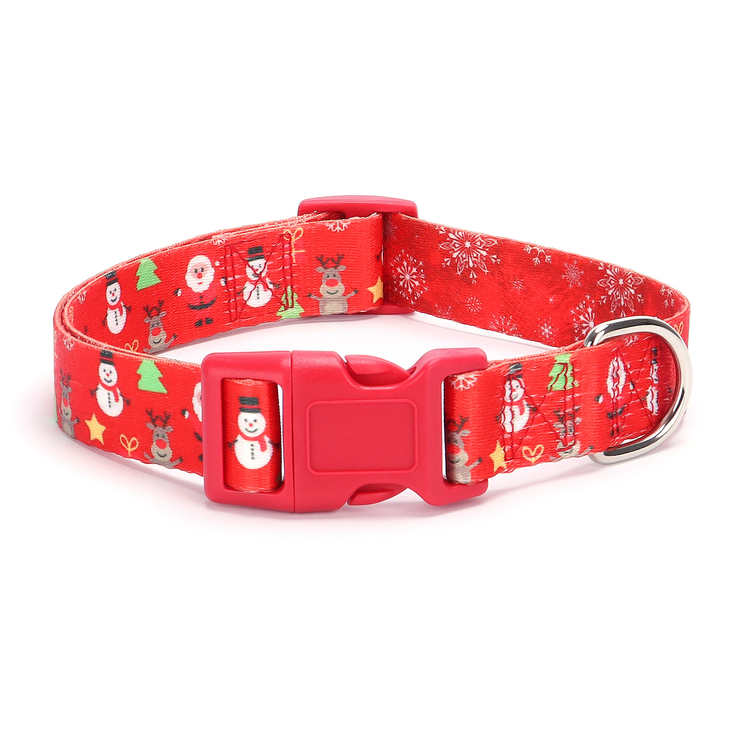 Collier de Noël pour chien, motif bonhomme de neige 13