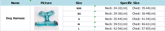 Harnais pour chien Step In, motif imprimé bleu, réglable et réversible. 10