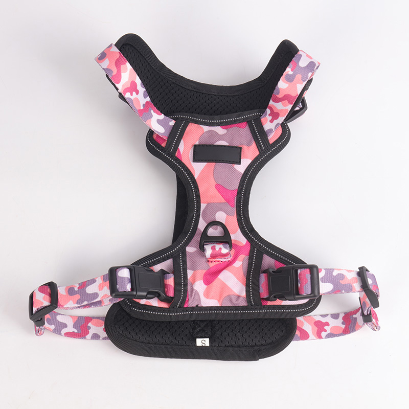 Harnais réversible anti-traction pour chien, gilet pour animaux de compagnie imprimé par sublimation, vente en gros 19