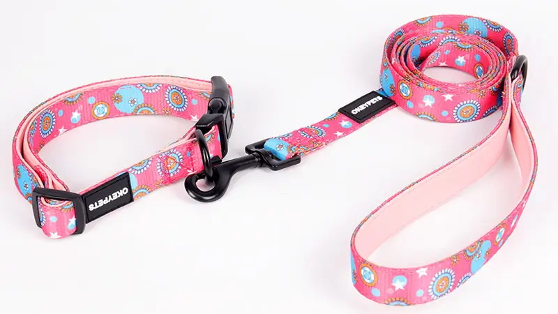 OKEYPETS Accessori per animali domestici OEM accettano collare e guinzaglio per cani resistenti e regolabili 1