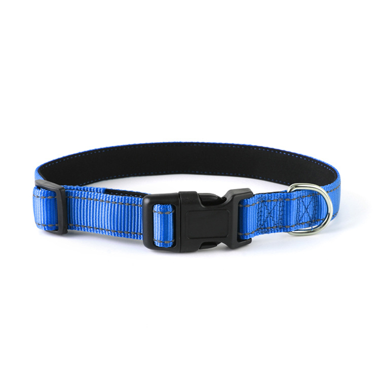 Collier réfléchissant pour chien OKEYPETS avec boucle, réglable, en nylon de sécurité 20