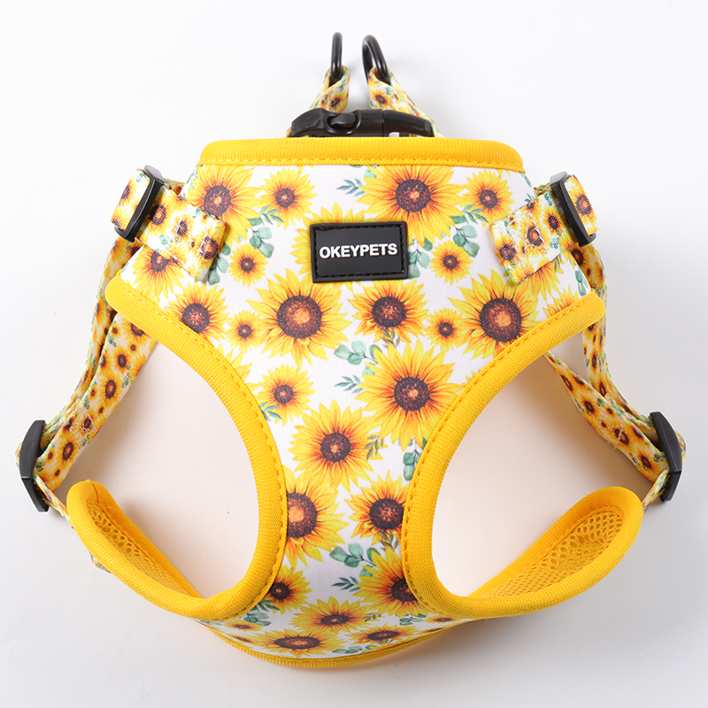 OKEYPETS Prilagođeni sublimacijski tisak neoprenskog pojasa PVC naljepnica s markom pojasa za pse po narudžbi 8