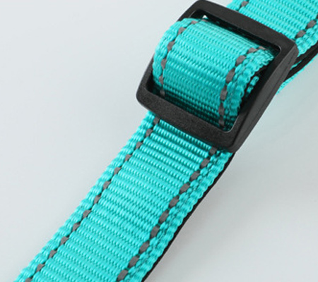 Collier pour chien en nylon durable de haute qualité, personnalisé et vendu en gros, avec un anneau en D robuste 10