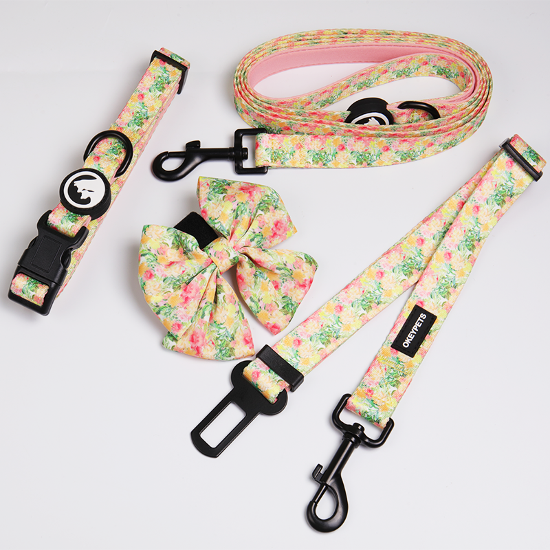 OKEYPETS - OKEYPETS Produttore di imbracature per cani personalizzate di lusso, in neoprene, regolabili e reversibili, set di imbracature per animali domestici 11
