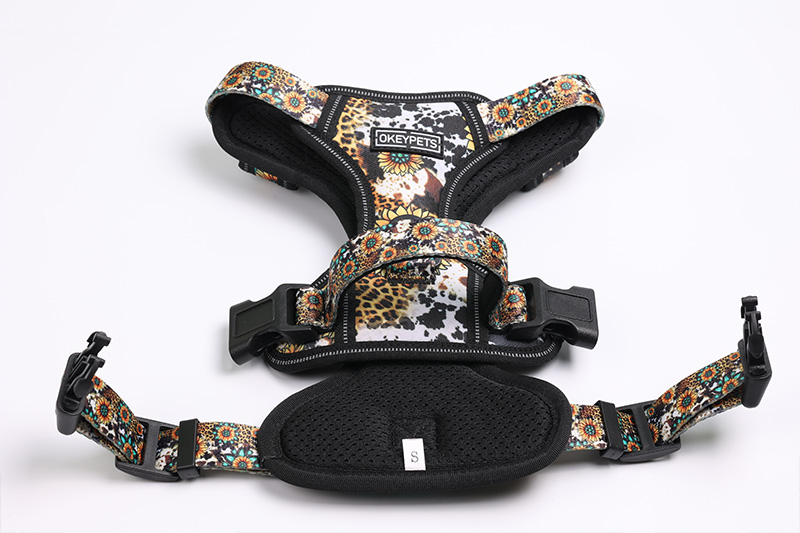Harnais pour chien Step In Dog Harness Vest OKEYPETS en tissu Oxford avec rembourrage doux 9