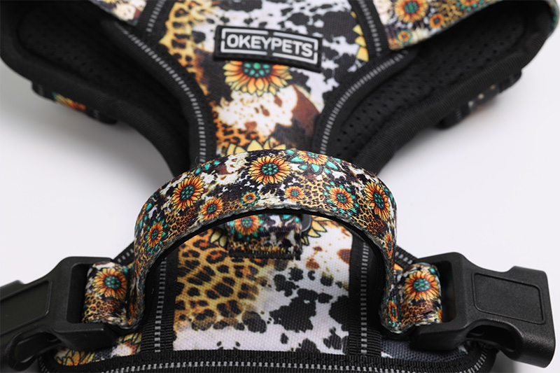 Harnais pour chien Step In Dog Harness Vest OKEYPETS en tissu Oxford avec rembourrage doux 11