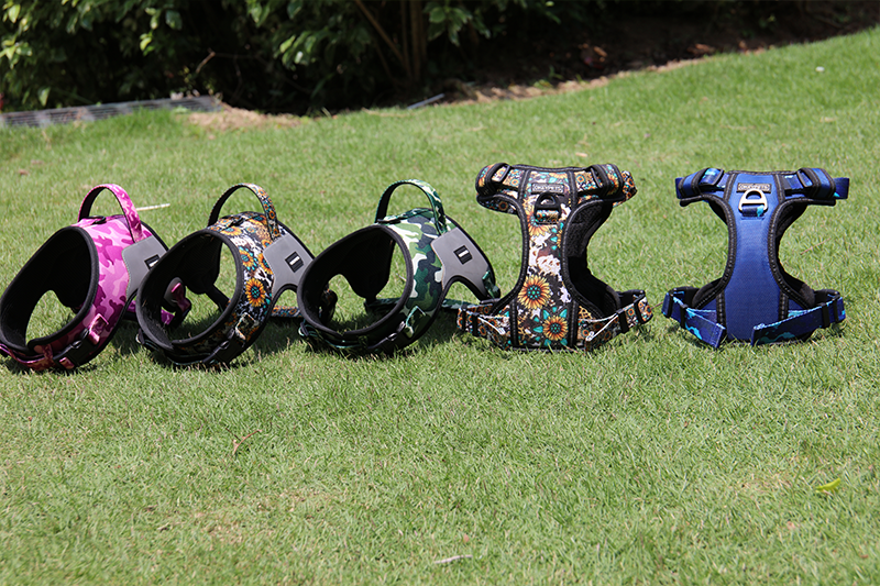 Harnais pour chien Step In Dog Harness Vest OKEYPETS en tissu Oxford avec rembourrage doux 13