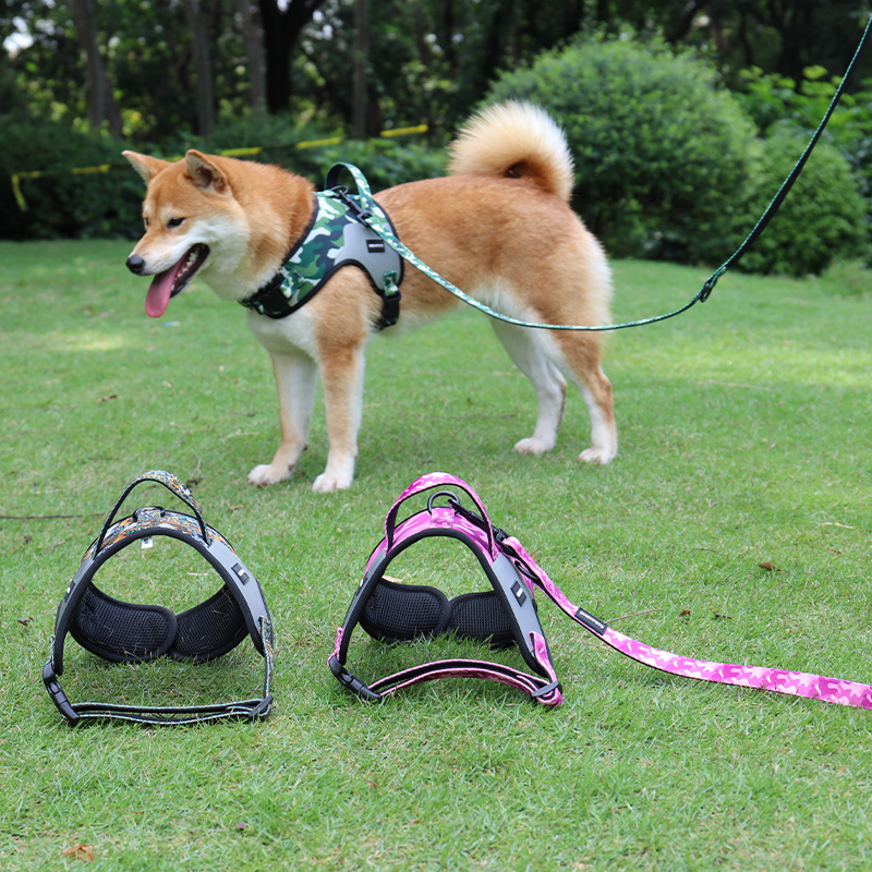 Harnais pour chien Step In Dog Harness Vest OKEYPETS en tissu Oxford avec rembourrage doux 14