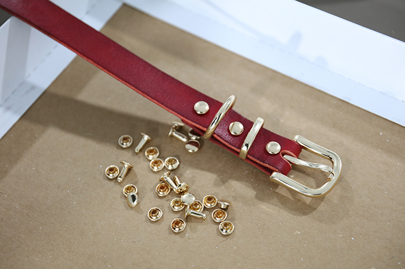 OKEYPETS - Collier de luxe en cuir épais, souple et résistant à l'usure pour chien, avec système de sécurité intégré. 10