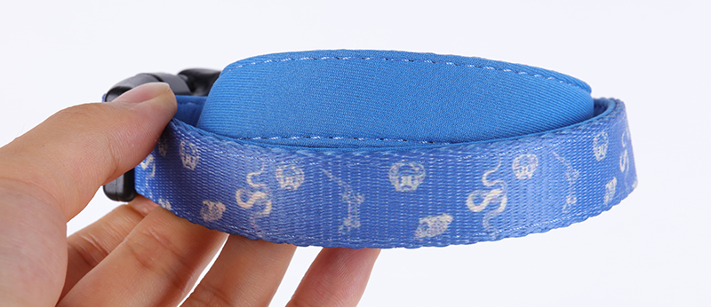 OKEYPETS - OKEYPETS Comfortable Material Heavy Duty Multiple Colour Stylish Pattern Safety Fashion Dog Collar Neoprene Dog Collar 11
