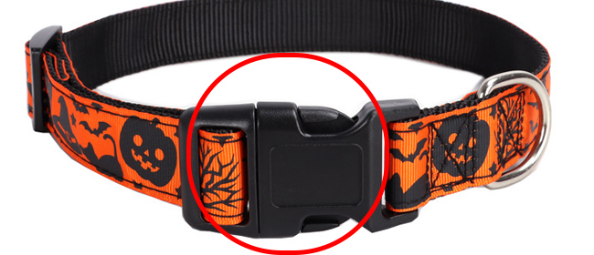 Collier d'Halloween pour chien, motif citrouille, chauve-souris et fantôme, pour chiens de petite, moyenne et grande taille. 8