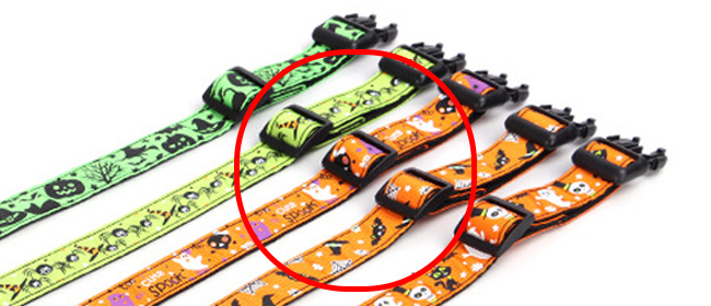 Collier d'Halloween pour chien, motif citrouille, chauve-souris et fantôme, pour chiens de petite, moyenne et grande taille. 9