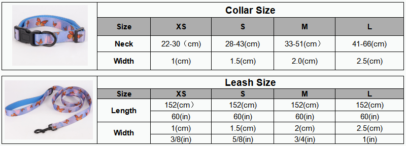 OKEYPETS Accessoires pour animaux de compagnie Ensemble laisse et collier de promenade confortable et doux pour chien 7