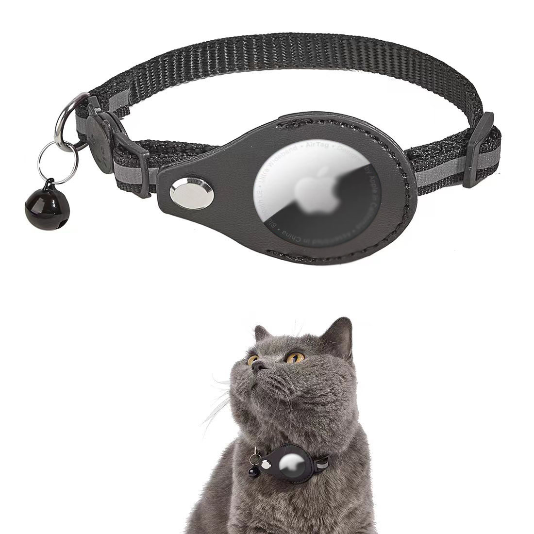 Collier pour chat réfléchissant de haute qualité, luxueux et ajustable, traqueur d'entraînement 10