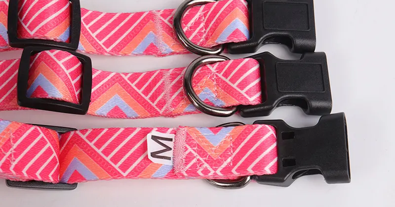 Adjustable Small Dog Collar with Bow, Soft Durable Polyester & Safety Buckle 7