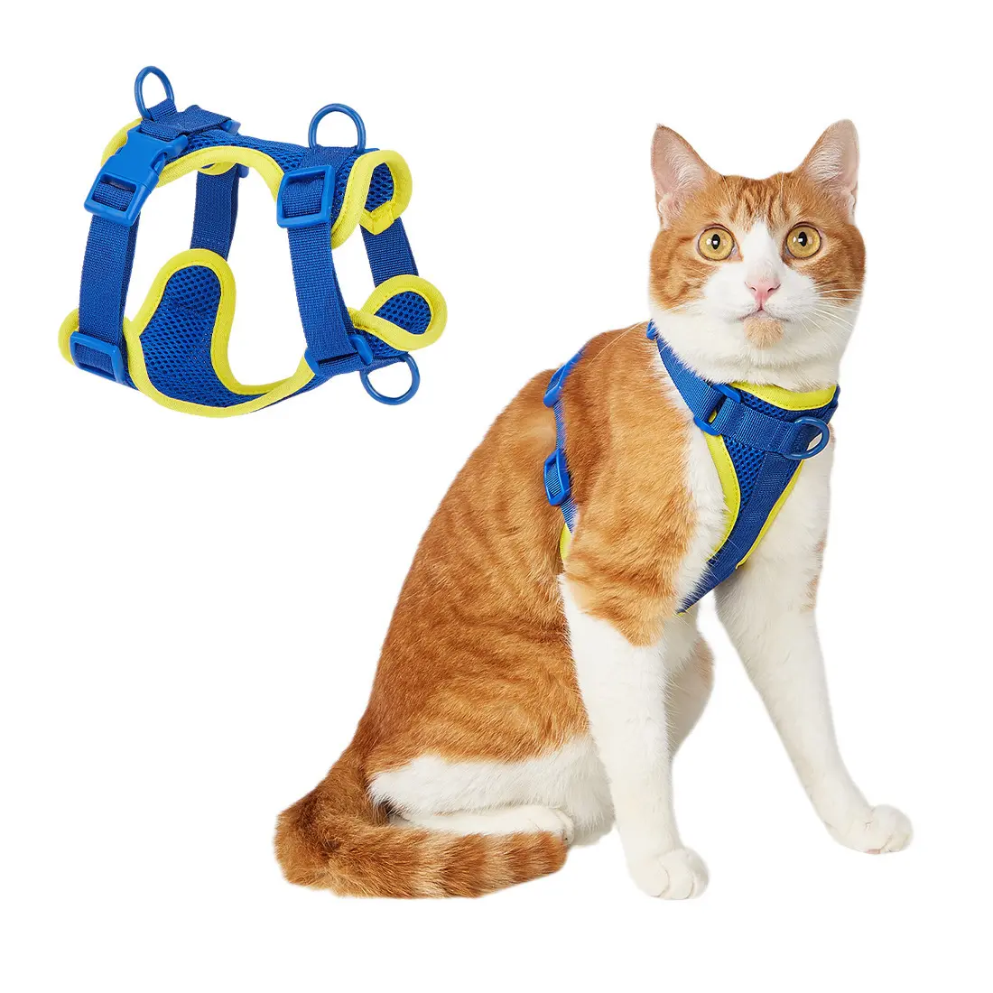 Breathable Mesh Cat Harness – Adjustable and Comfortable 5