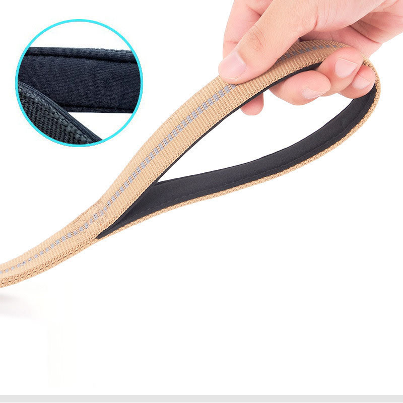 Laisse extensible tactique d'entraînement pour chiens de grande taille avec poignée en PVC 11