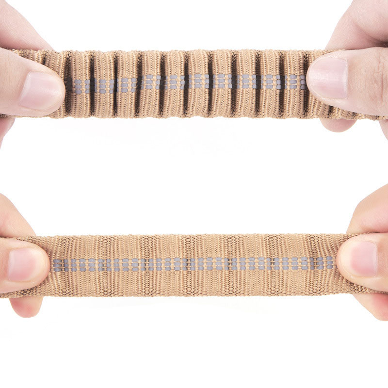 Laisse extensible tactique d'entraînement pour chiens de grande taille avec poignée en PVC 10