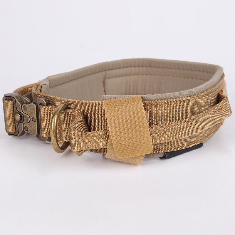 Collier de dressage pour gros chien OKEYPETS en nylon avec boucle militaire tactique 11