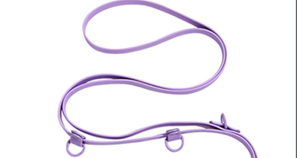 Laisse pour chien mains libres en PVC imperméable à double mousqueton, vente en gros 9