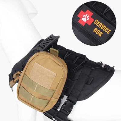 Wholesale Pet Tactical Vest Heavy Duty Outdoor Pet Training Dogs Gilet Tactique 12