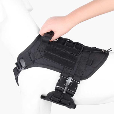 Wholesale Pet Tactical Vest Heavy Duty Outdoor Pet Training Dogs Gilet Tactique 10